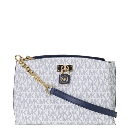 michael kors tassen blauw wit|MICHAEL Michael Kors Tassen voor dames online.